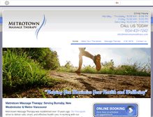 Tablet Screenshot of metrotownmassagetherapy.com